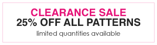 25% off all patterns