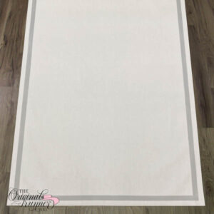 Embrace understated elegance with a clean and simple inset border on your Original Runner. Sometimes, less is more, and this subtle detail adds the perfect touch to your aisle. Walk down the simple yet sophisticated path, making your ceremony a celebration of refined beauty.